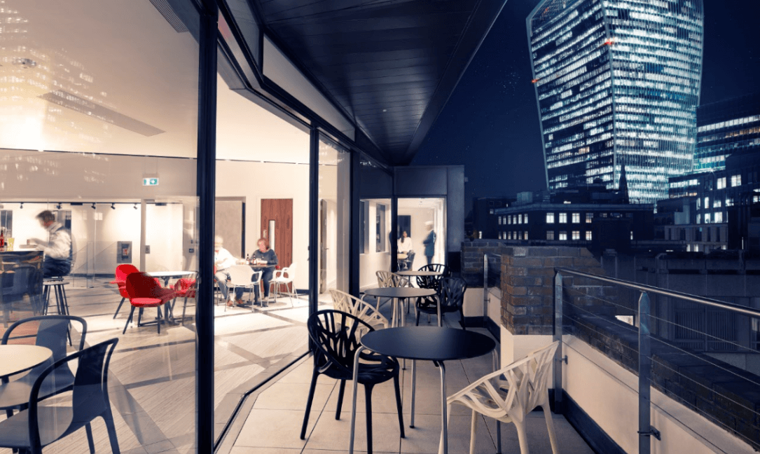 7 Harp Lane_Terrace night