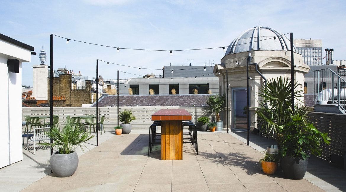 91 Wimpole Street Roof terrace2