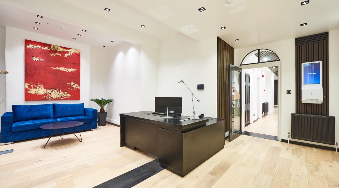 39 Fitzroy Square Reception area