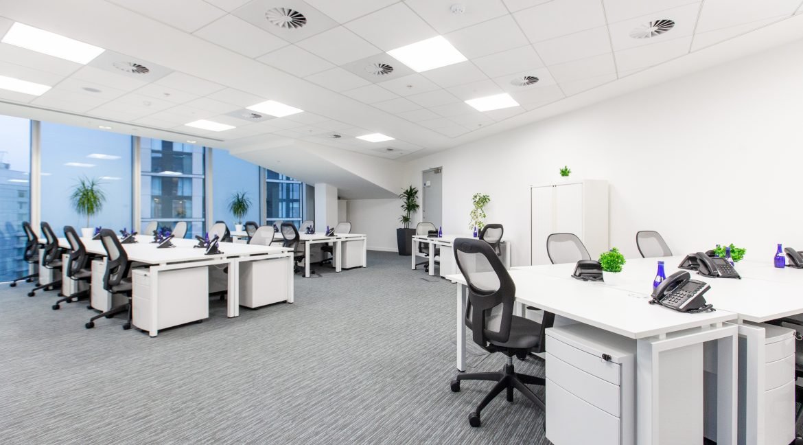 5 Merchant Square open plan office