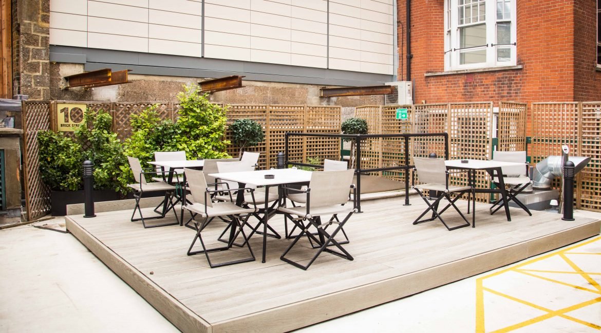 10 Brick Street Private roof terrace