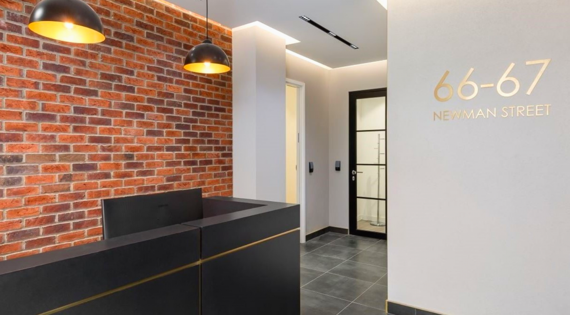 66-67 newman street - reception