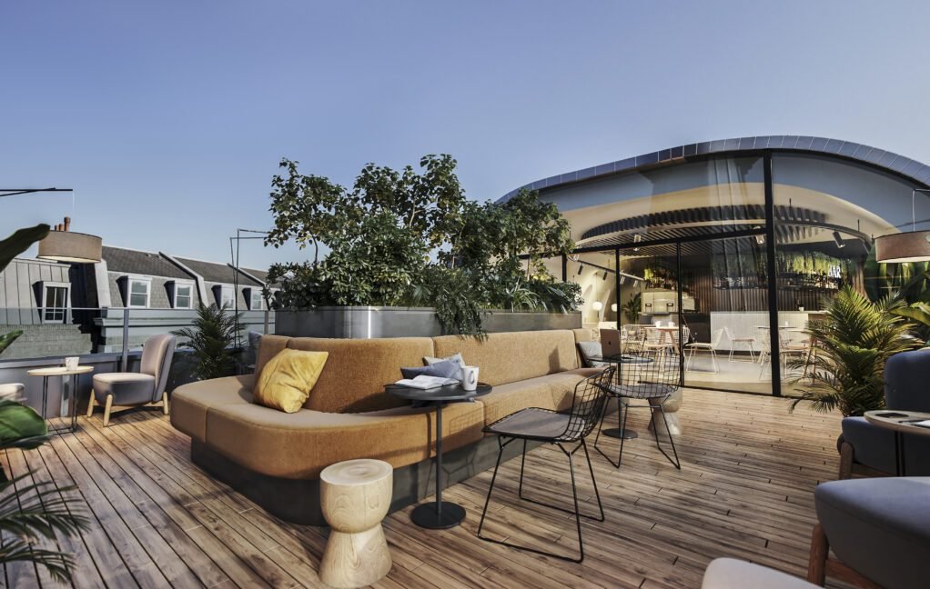 The Lighthouse in Kings Cross roof terrace
