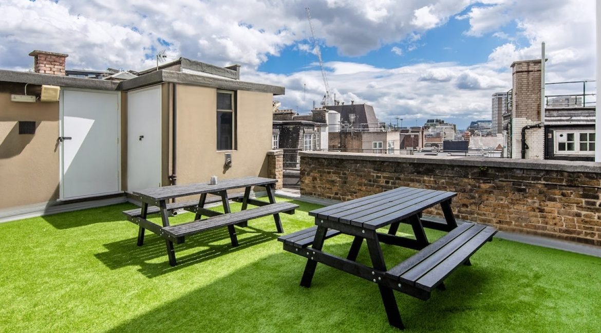 129 Oxford Street roof terrace