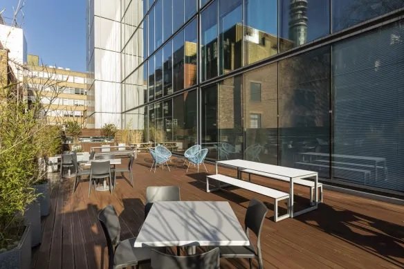 85 Tottenham Court Road Roof terrace