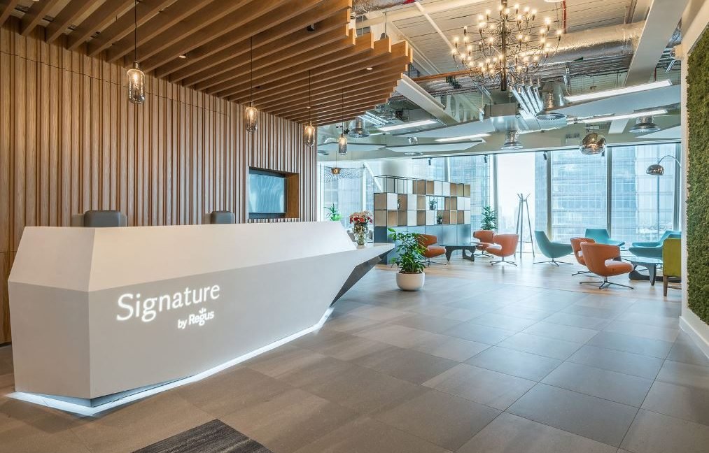 100 Bishopsgate reception