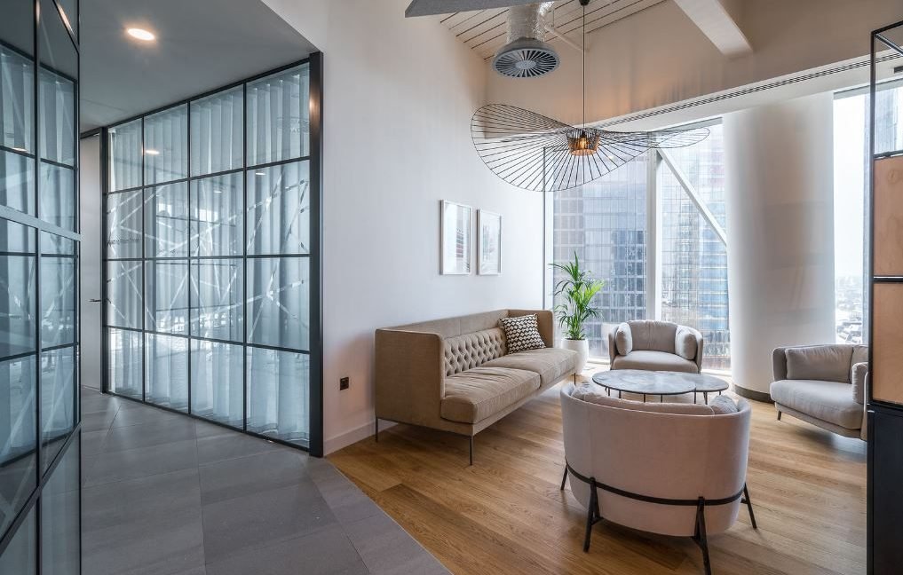 100 Bishopsgate soft seating