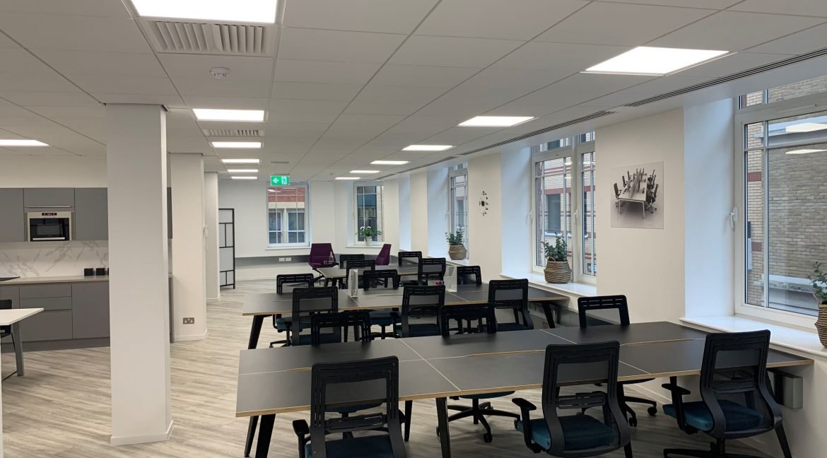 27 Furnival Street open plan office space