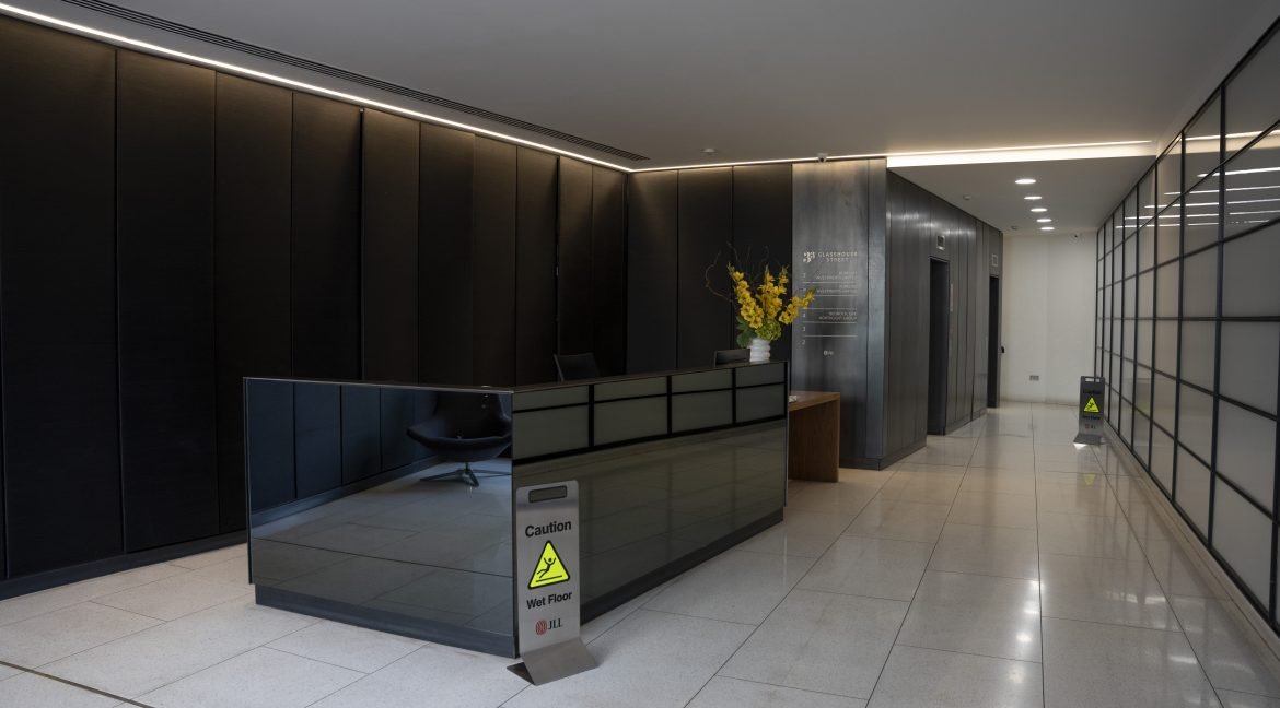 33 Glasshouse Street reception
