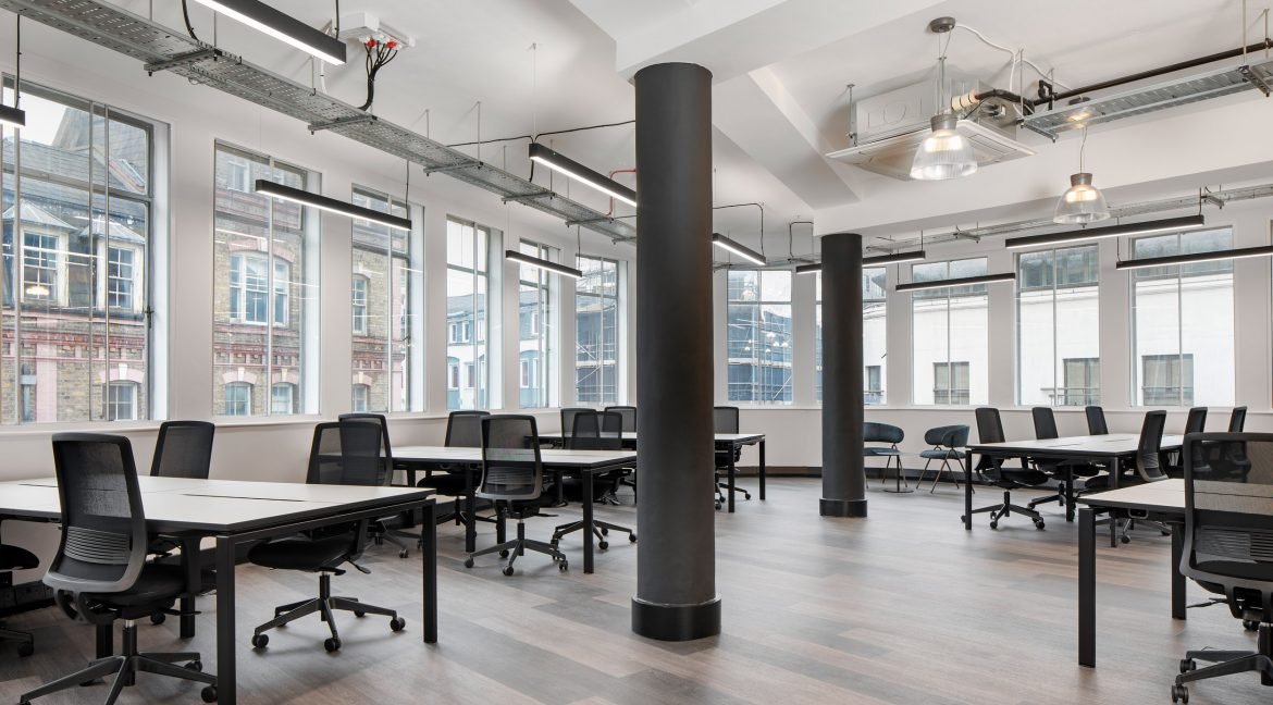 67 Clerkenwell Road open plan office