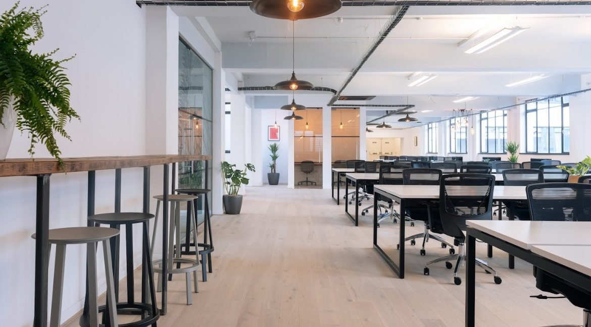 32-38 Scrutton Street open plan office
